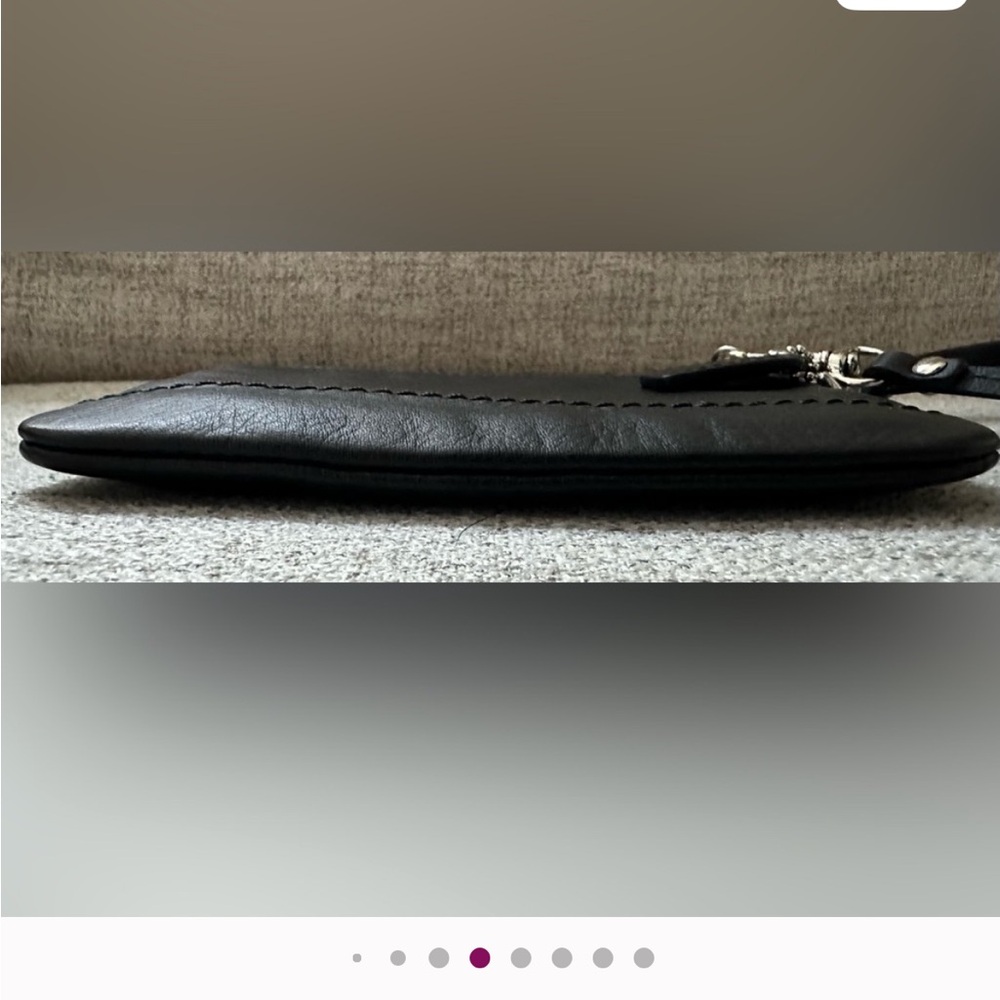 Coach Leather Black Wristlet - Picture 10 of 15